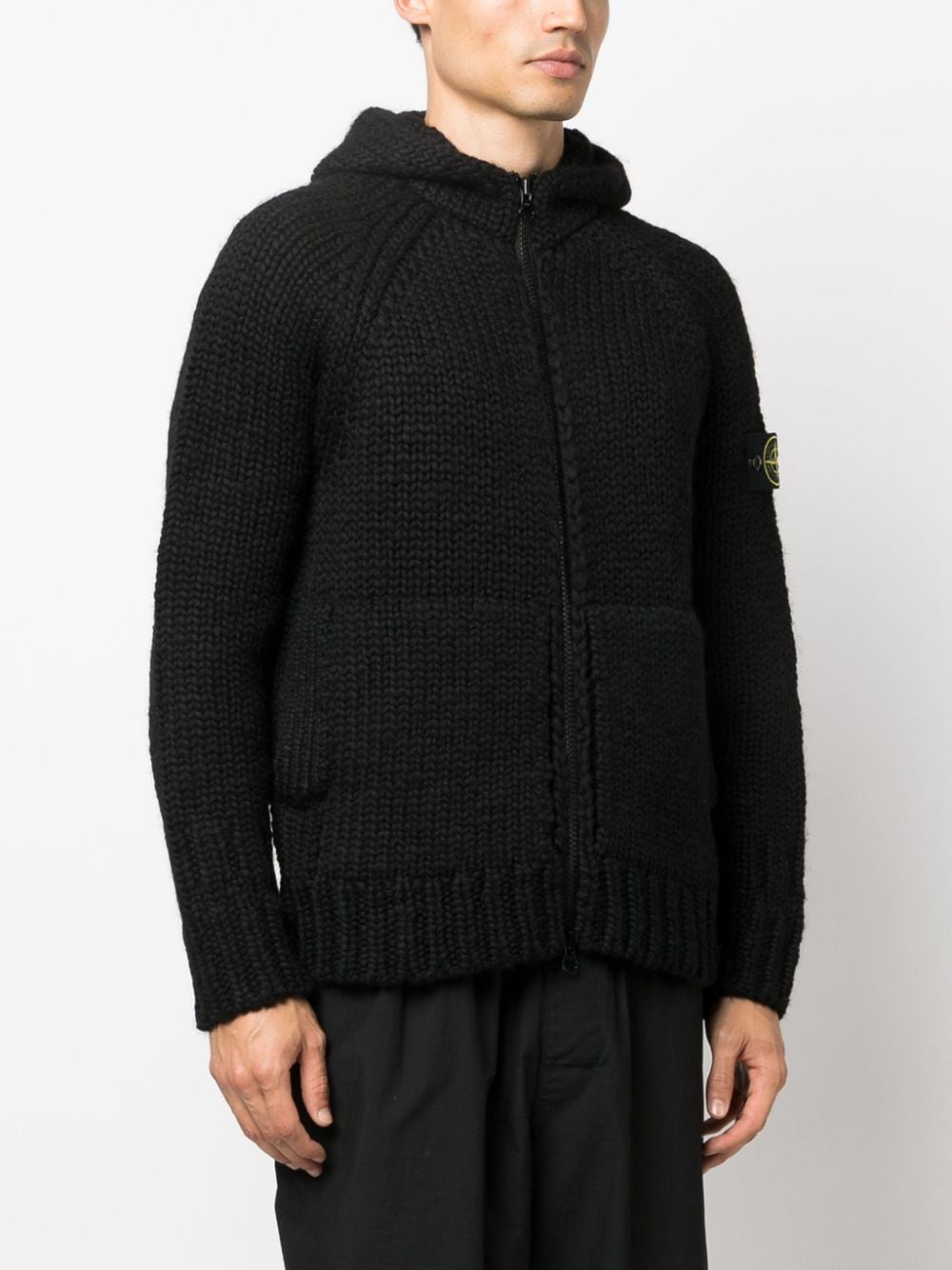 Stone Island チャンキーニット パーカー - Farfetch