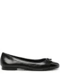 Tory Burch cap-toe ballerina shoes - Black