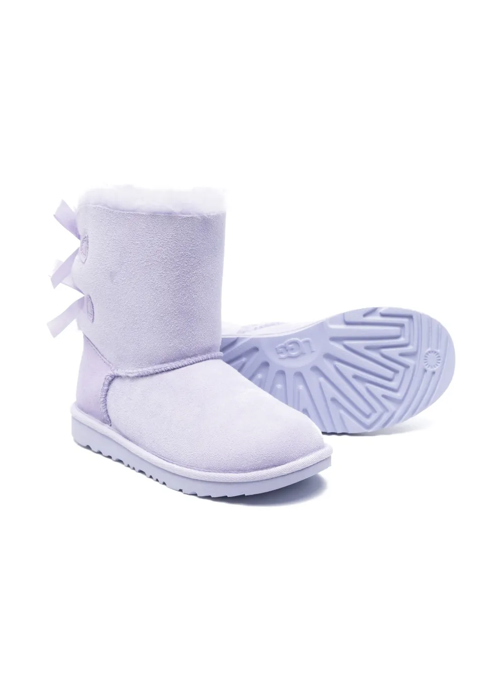 Shop Ugg Bailey Bow Ii Boots In Purple