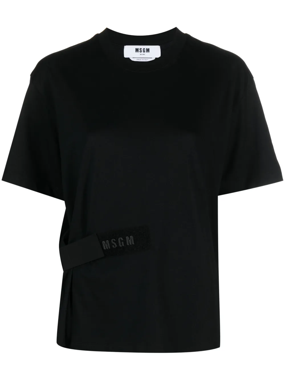 MSGM playera con logo bordado | negro | Image 1