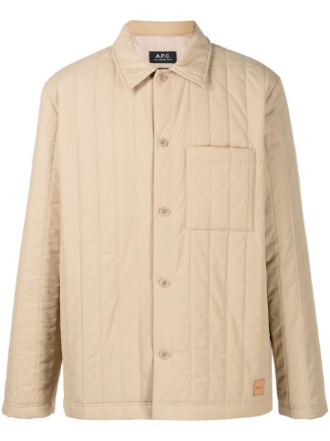 A.P.C. Hugo quilted jacket Men