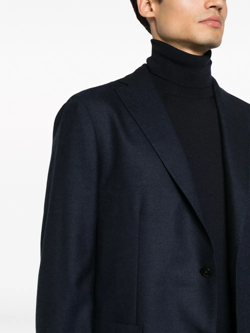 Boglioli Pak met enkele rij knopen Blauw