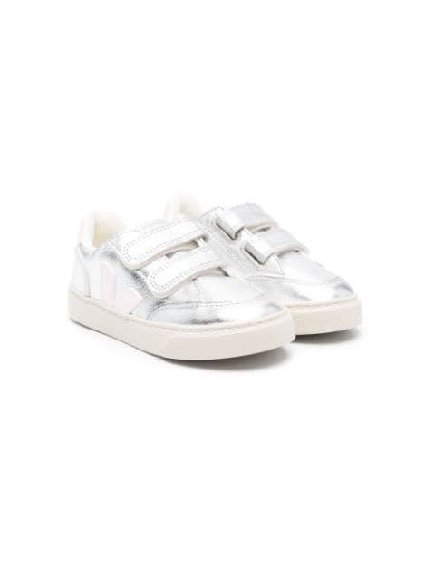 VEJA Kids V-12 ChromeFree metallic sneakers