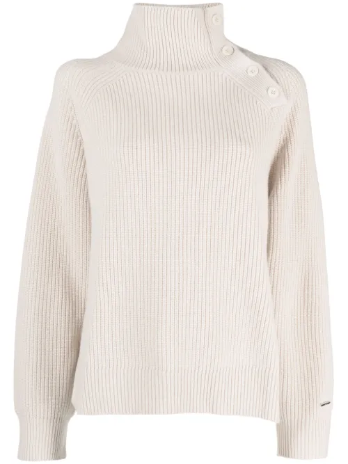 Pull en laine à design nervuré - Calvin Klein - Modalova
