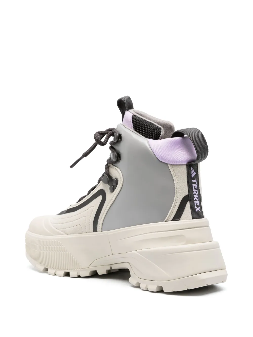 Shop Adidas By Stella Mccartney Terrex Hiking Boots In Neutrals