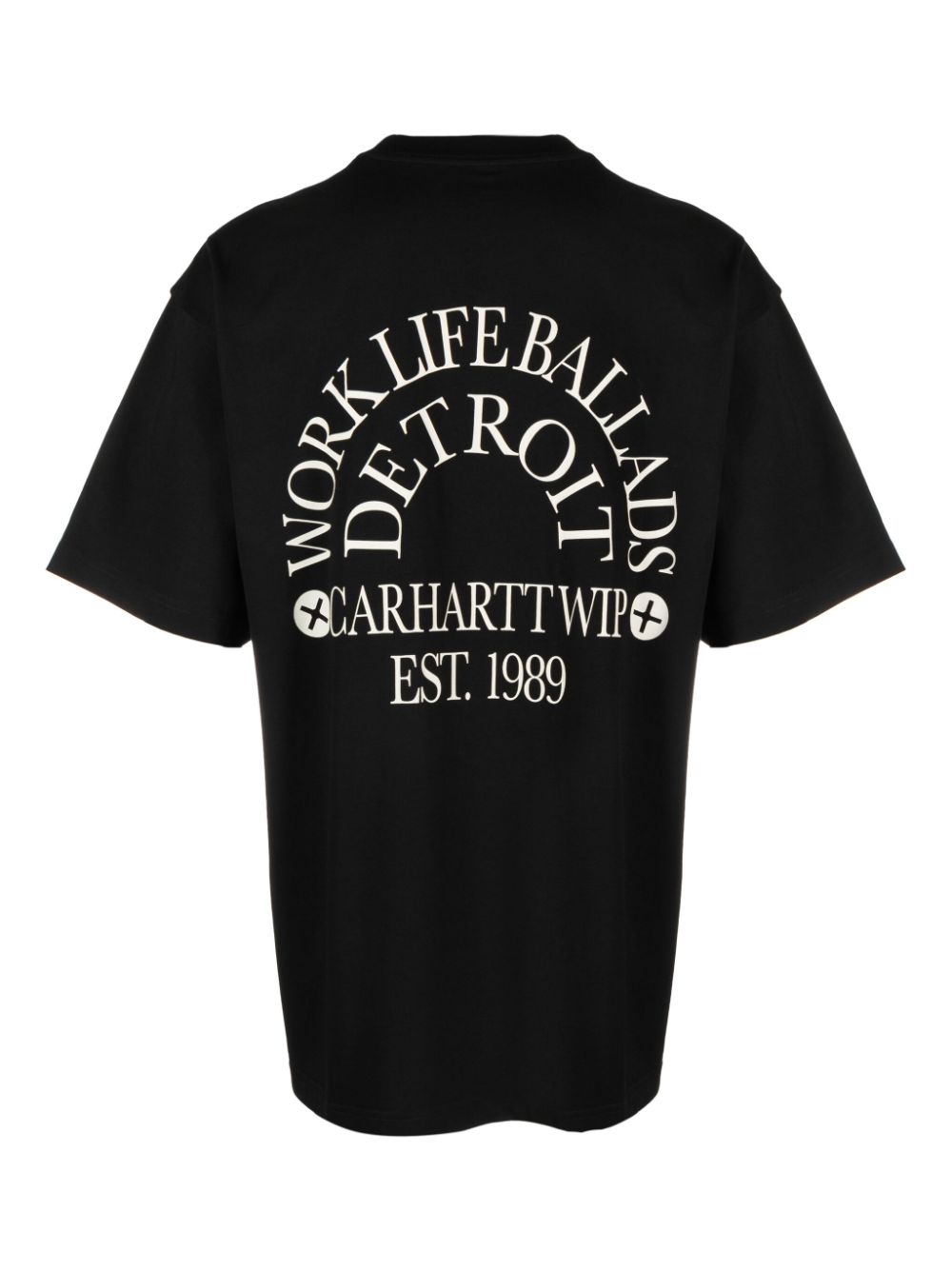 Carhartt WIP Work Varsity organic cotton T-shirt - Zwart