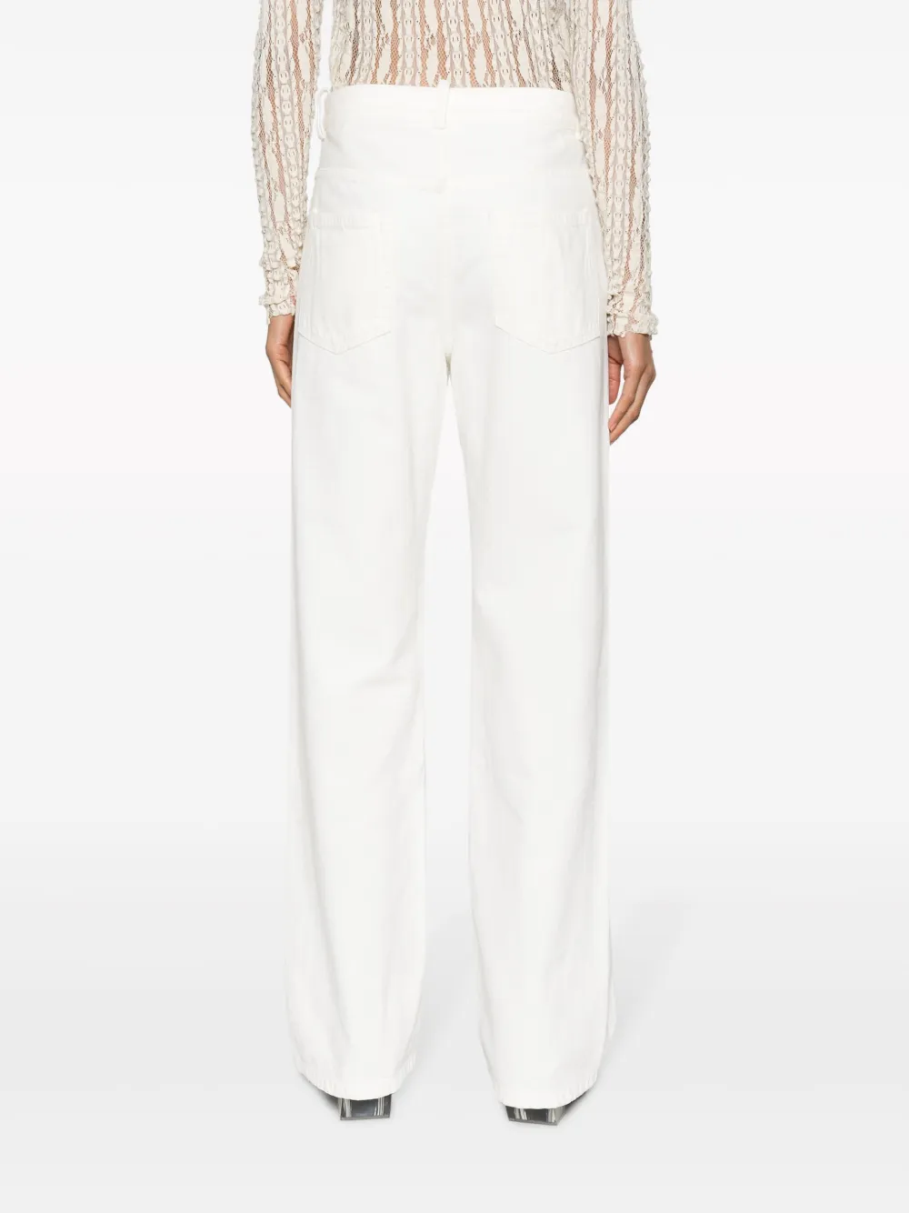 Ann Demeulemeester Straight jeans Wit