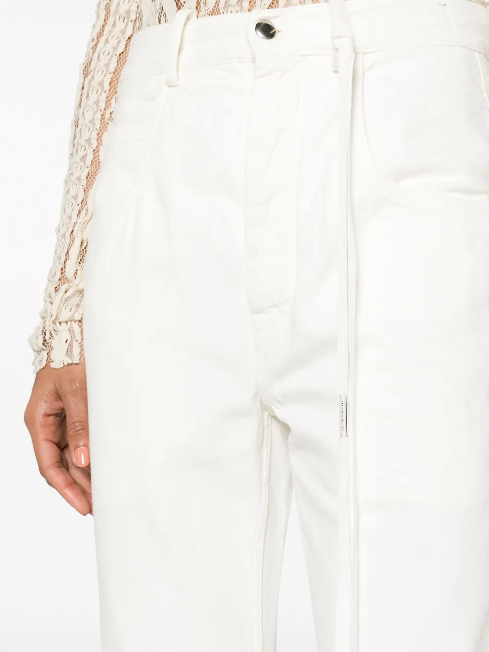 Ann Demeulemeester Straight jeans Wit