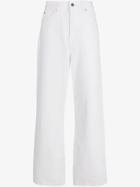 WARDROBE.NYC jeans rectos con tiro bajo