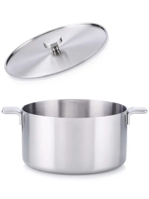 Alessi two-handle stainless steel casserole (28cm)