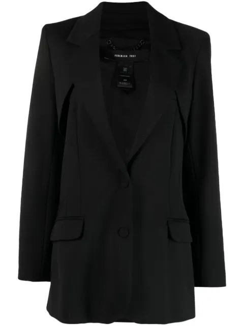 Federica Tosi single-breasted button blazer
