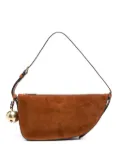 Burberry Shield Sling suede shoulder bag - Brown