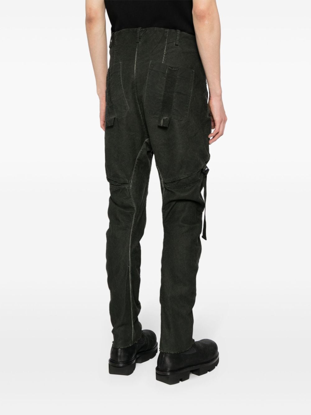 Shop Masnada Legion Cargo Trousers In Grey