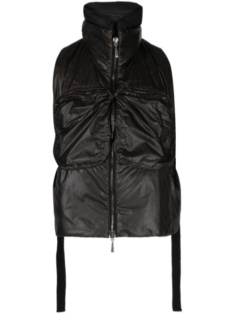 Masnada backless padded gilet