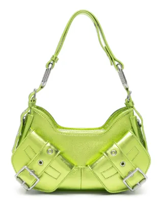 BIASIA Y2K レザーショルダーバッグ S | グリーン | FARFETCH JP