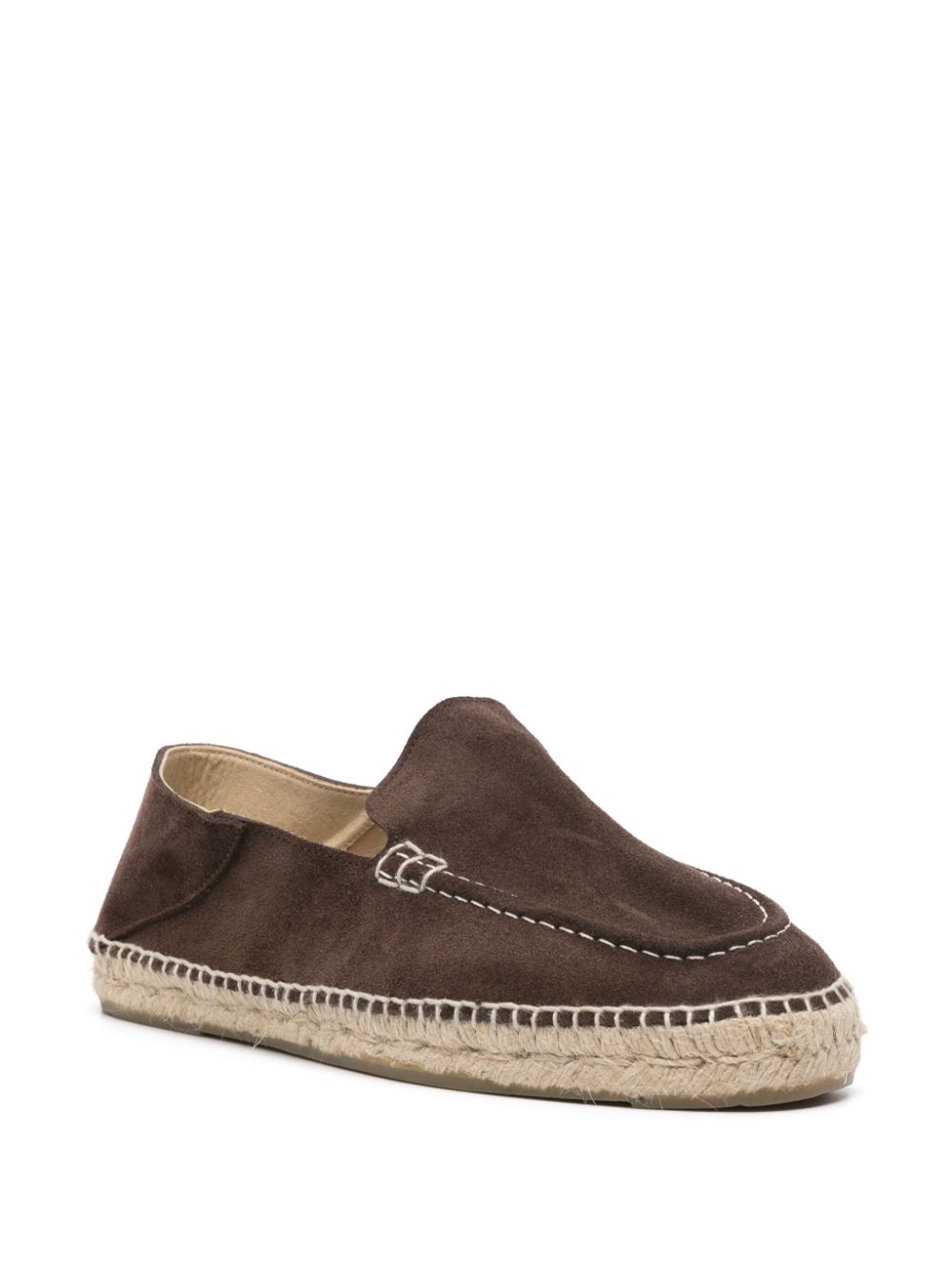 Manebi suede flat espadrilles - Bruin