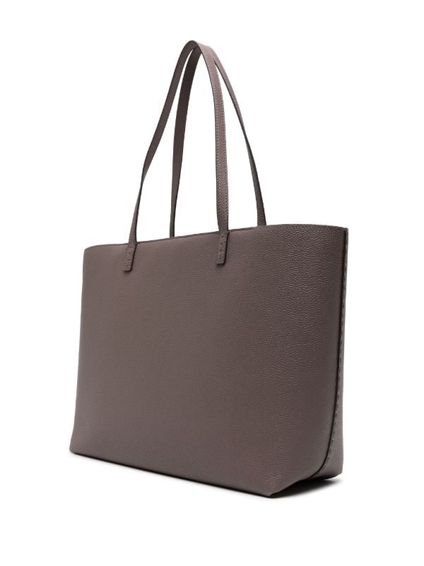 Grey tote bag leather new arrivals