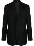Yohji Yamamoto peak-lapels wool blazer - Black