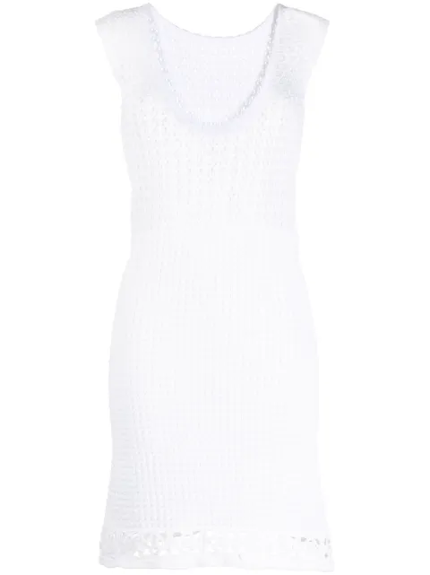 Prada Pre-Owned crochet cotton dress