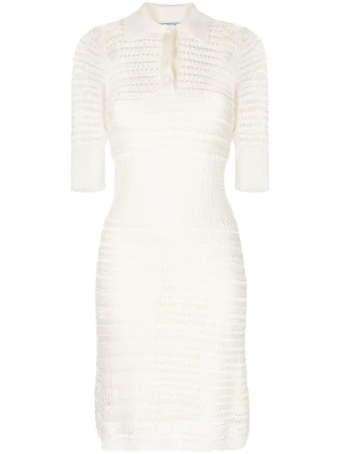 Prada Pre-Owned vestido tejido de crochet