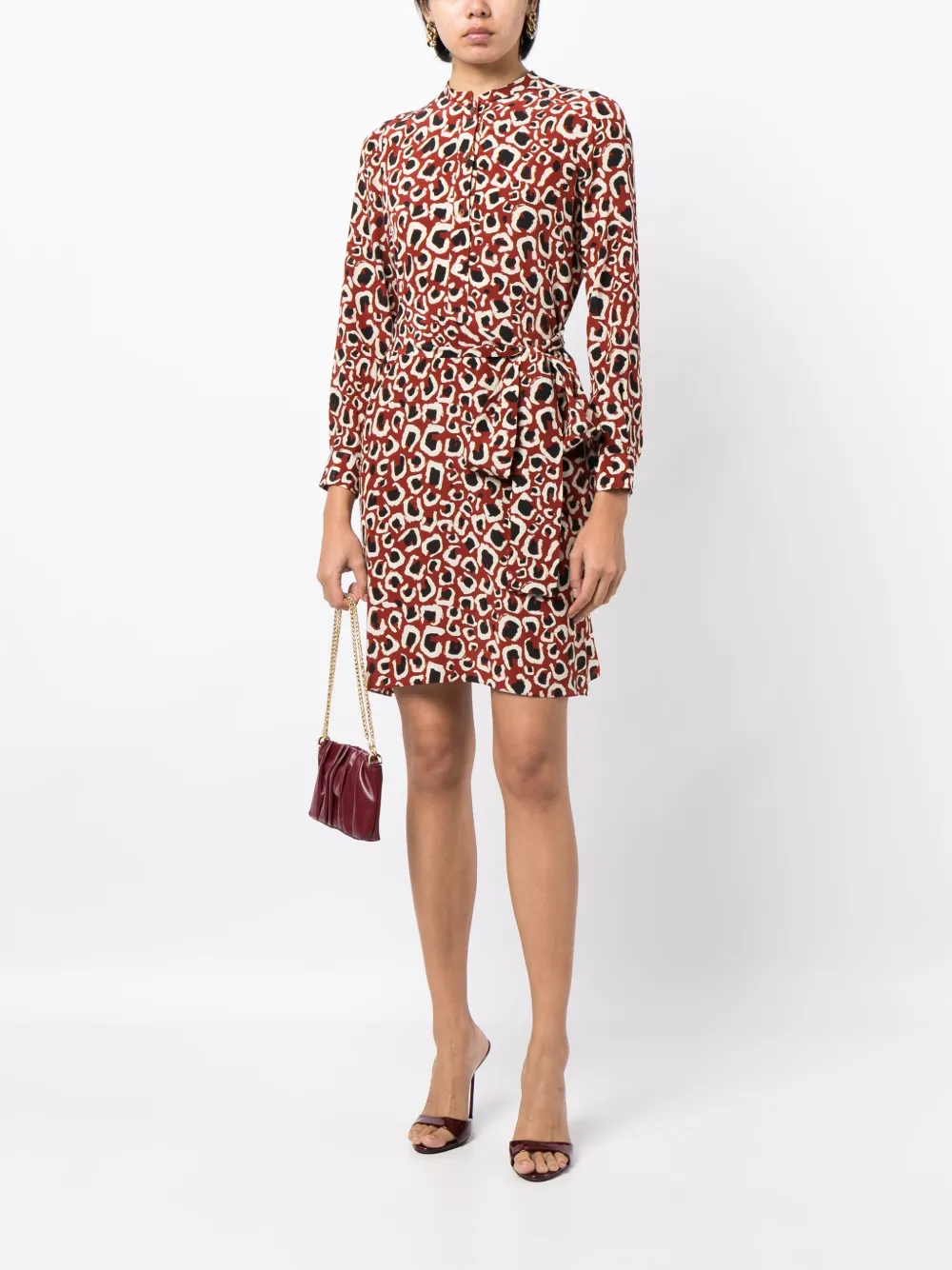 Gucci Pre-Owned Zijden blousejurk - Veelkleurig