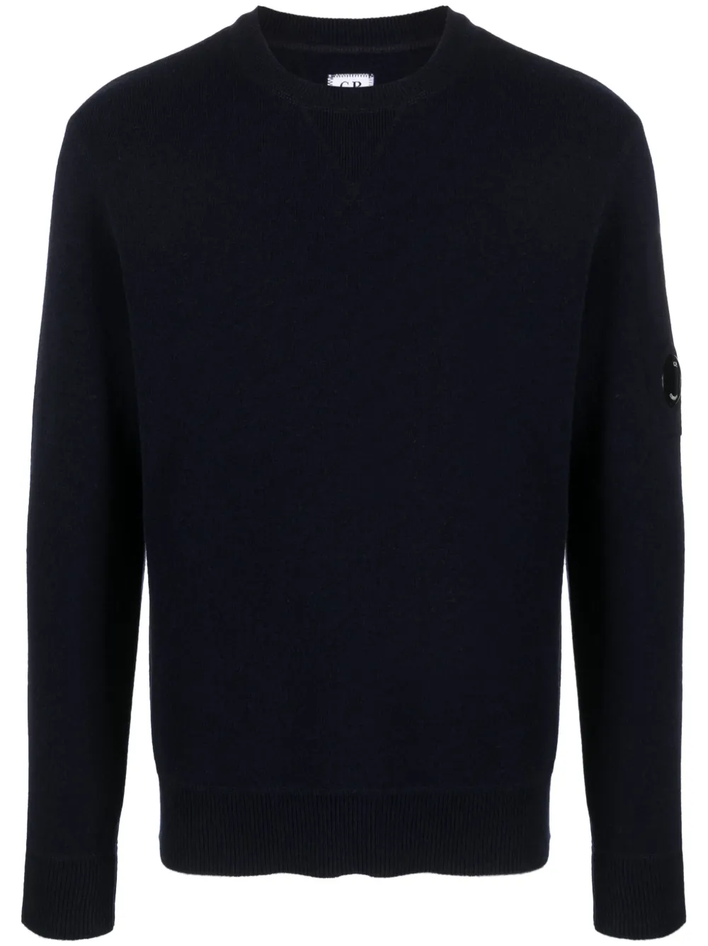 C.P. Company Sweater met logopatch Blauw