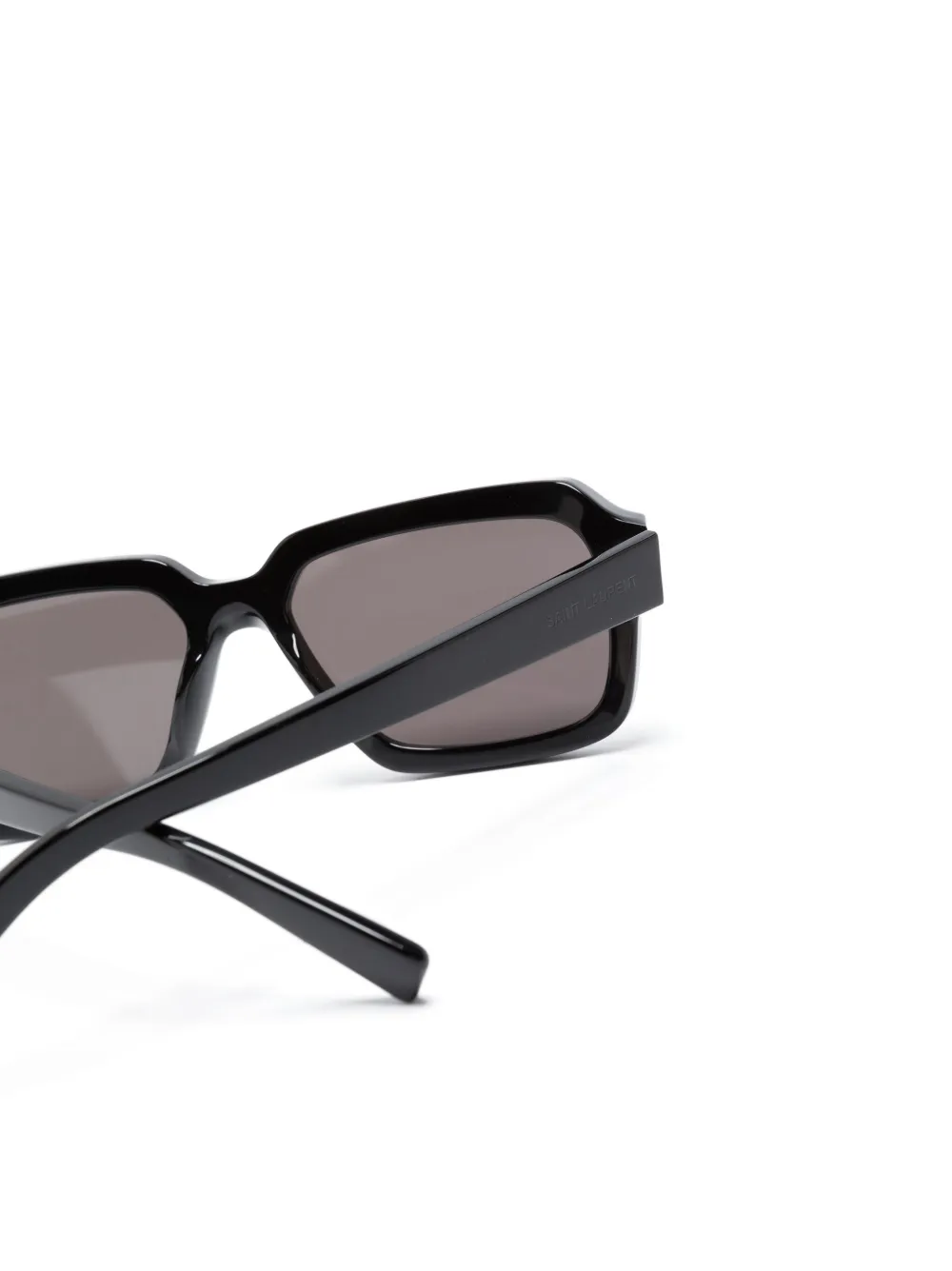 Saint Laurent サングラス スクエア型 ブラック Saint Laurent Eyewear スクエアフレーム サングラス | ブラック