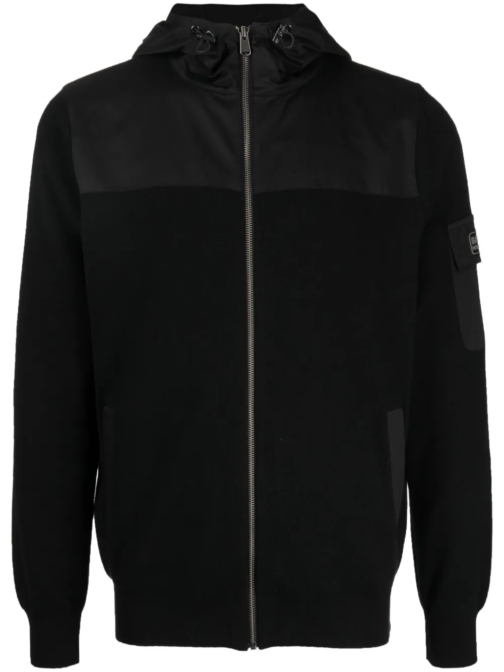 Barbour Jack met capuchon Zwart
