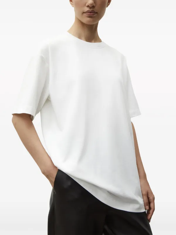 Oversized white hotsell crew neck