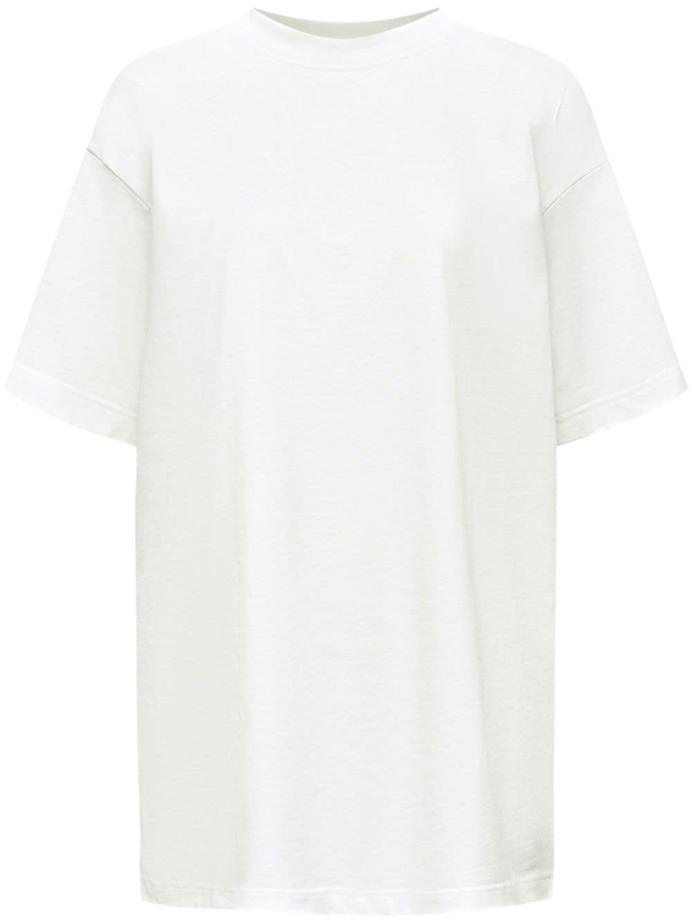 12 Storeez Crew-neck Cotton T-shirt In White