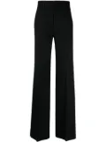 Ann Demeulemeester Maaike pressed-crease flared trousers - Black