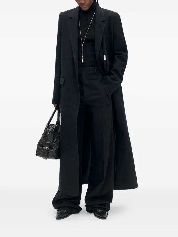Ann Demeulemeester Maaike センタープレス フレアパンツ | ブラック