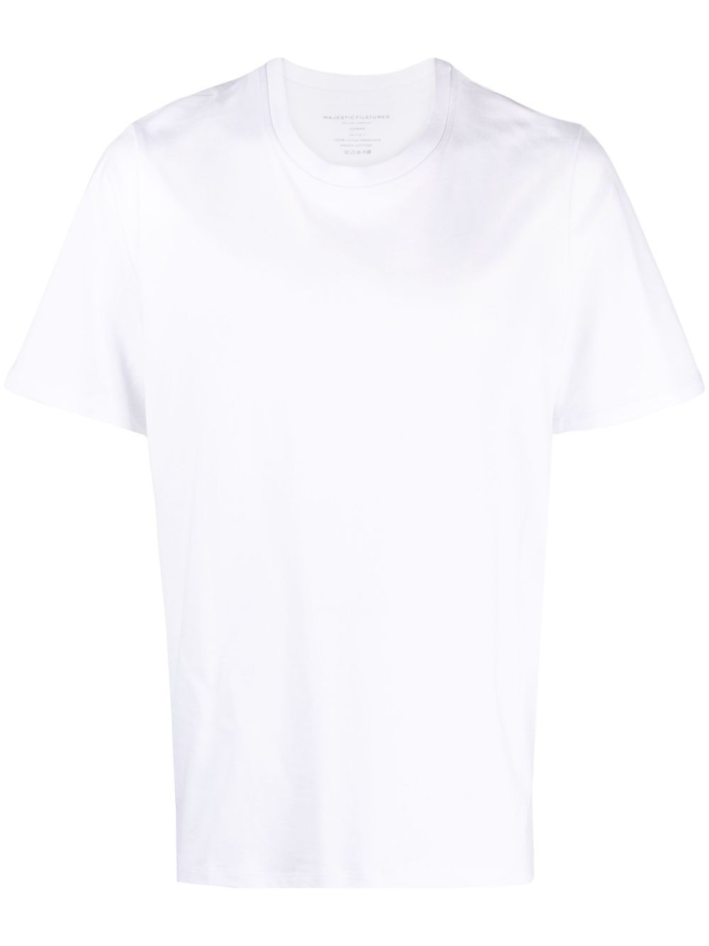 Majestic Organic-cotton Crew-neck T-shirt In White