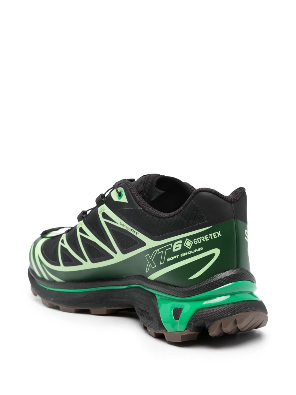 Shop Salomon Xt-6 Gore-tex Sneakers In Green