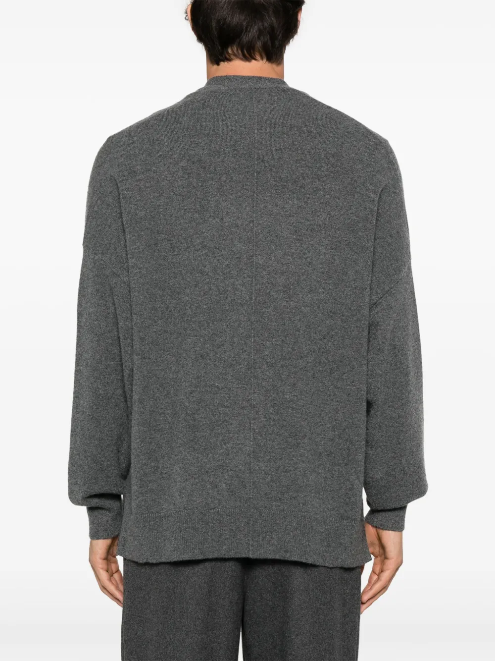 Extreme Cashmere V-neck Cashmere-blend Cardigan In Grey