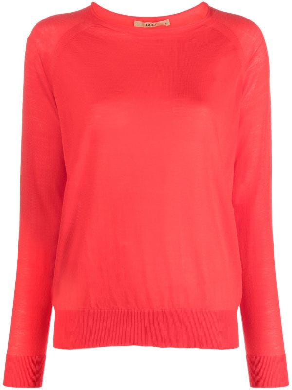 Red merino hot sale wool jumper