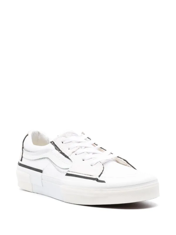 Vans Sk8-Low Reconstruct Canvas Sneakers White FARFETCH PH