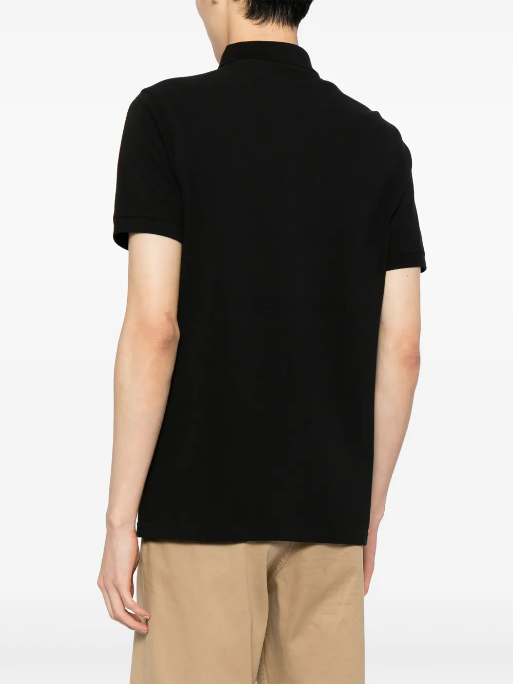 BARBOUR LOGO-PATCH COTTON POLO SHIRT