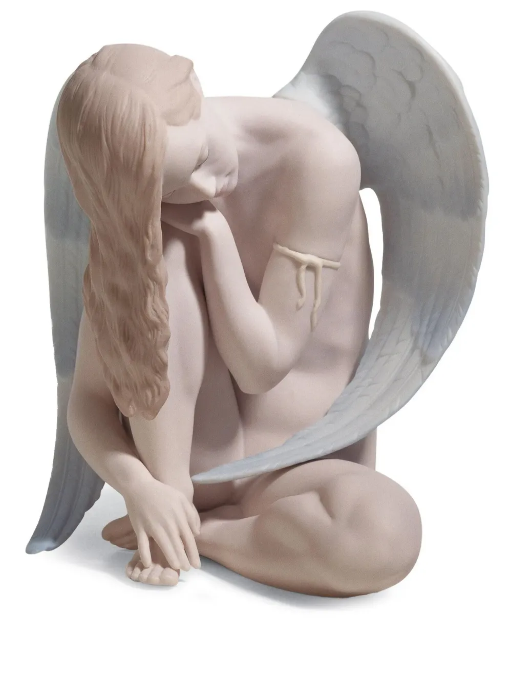 Lladrò Wonderful Angel Porcelain Figurine (17cm) In Pink