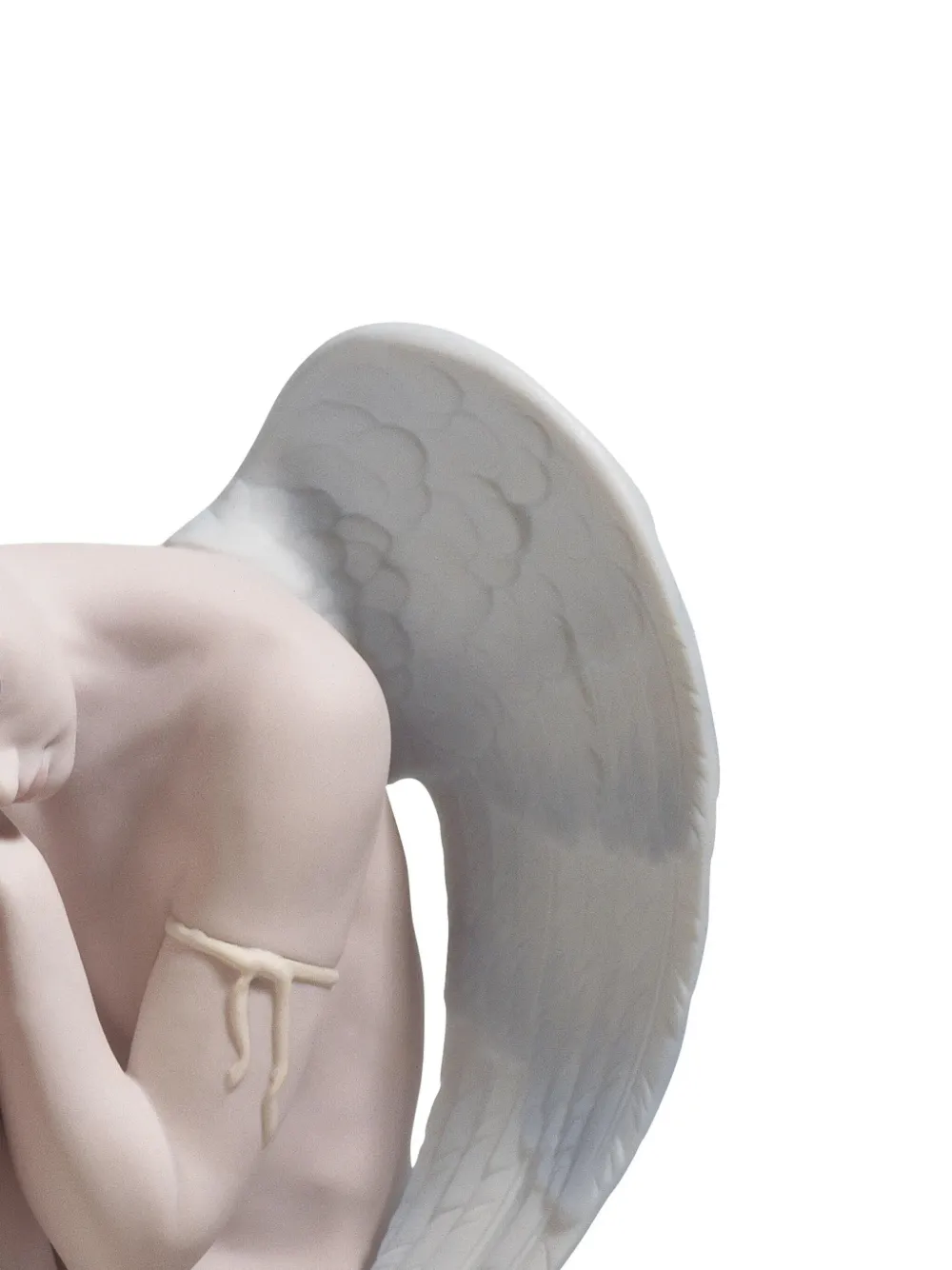 Lladrò Wonderful Angel Porcelain Figurine (17cm) In Pink