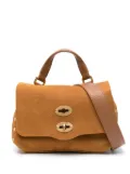 Zanellato Postina Jones Baby suede bag - Brown