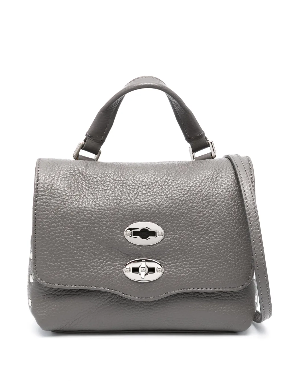 Zanellato Postina Baby leren shopper Grijs