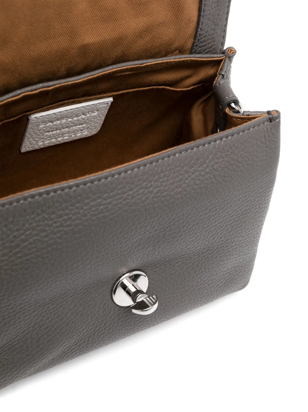 Zanellato Postina Baby leren shopper Grijs