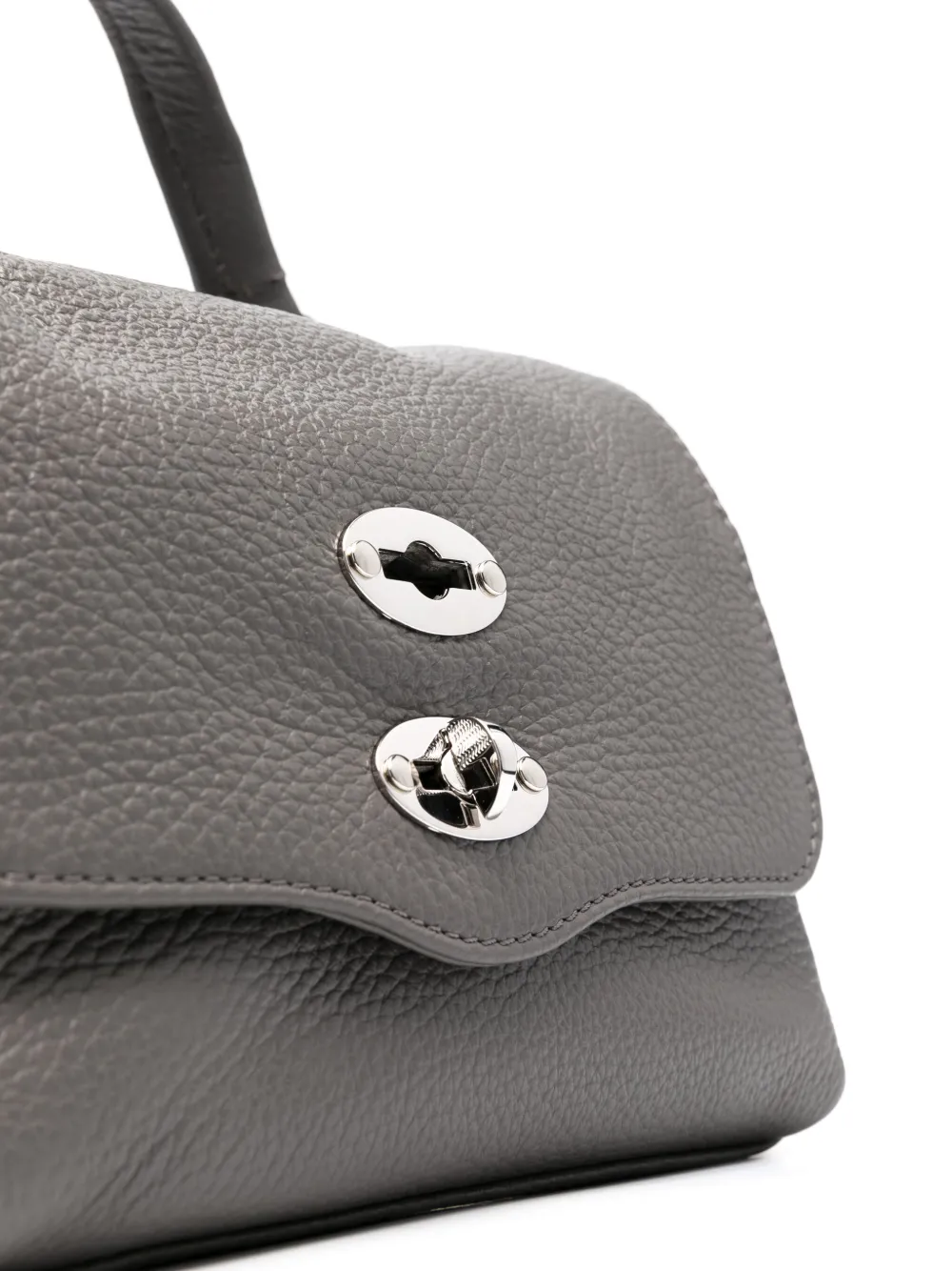 Zanellato Postina Baby leren shopper Grijs