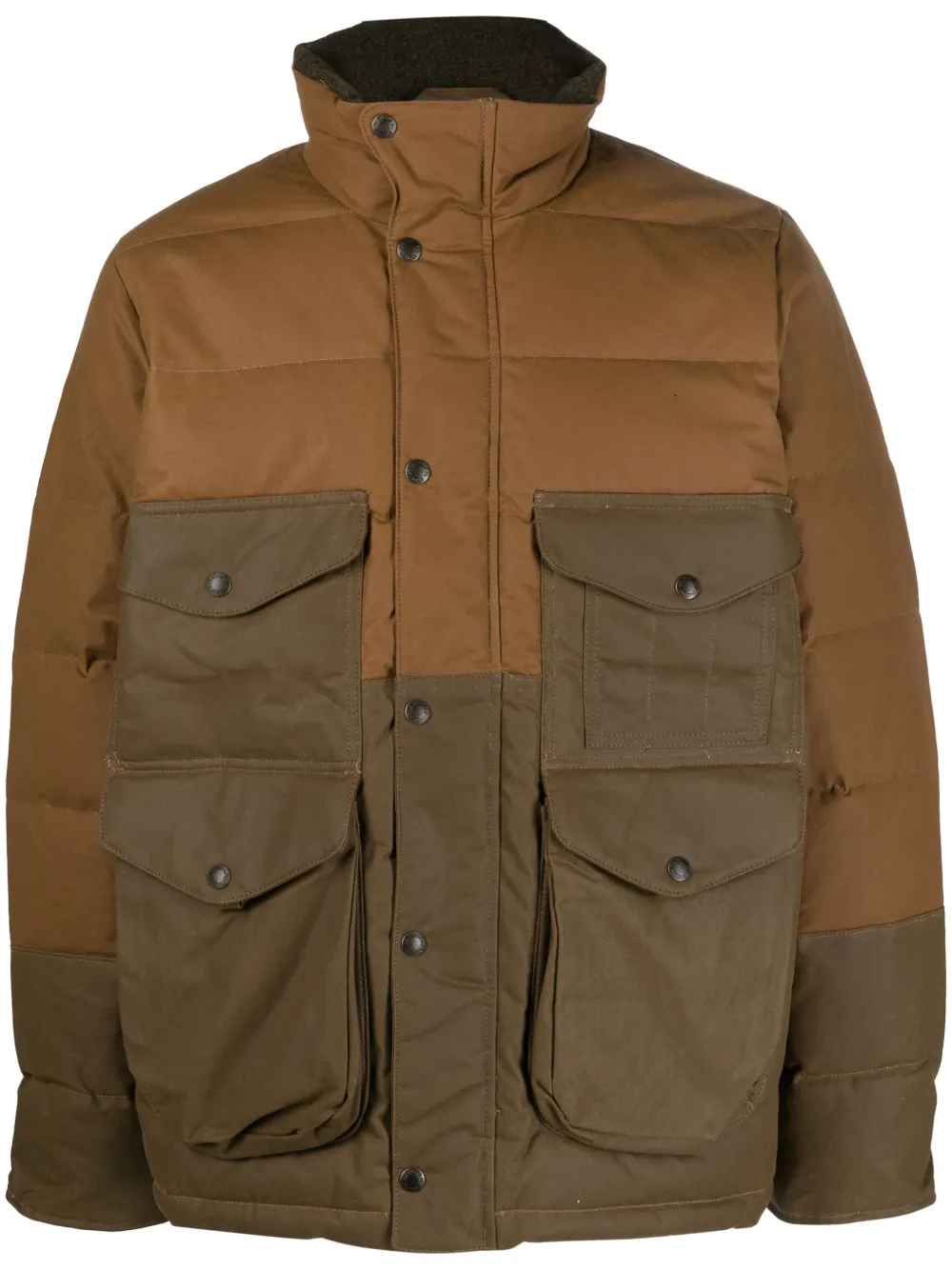Filson Cruiser Quilted Down Jacket In Brown