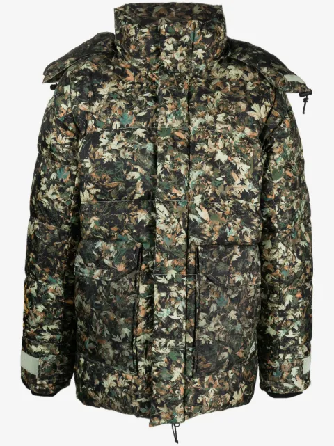 The North Face 73 leaf-print padded jacket