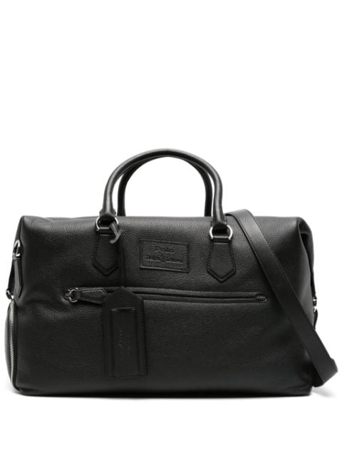 Polo Ralph Lauren logo-patch leather holdall