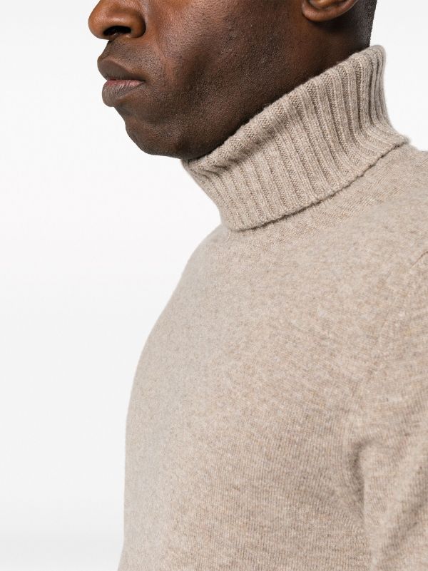 Men's Cashmere Roll Neck Jumper