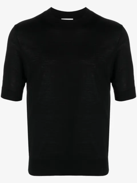 Ballantyne fine-knit wool T-shirt