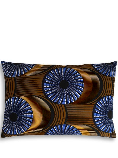 Mumutane Iki Record graphic-print wool cushion